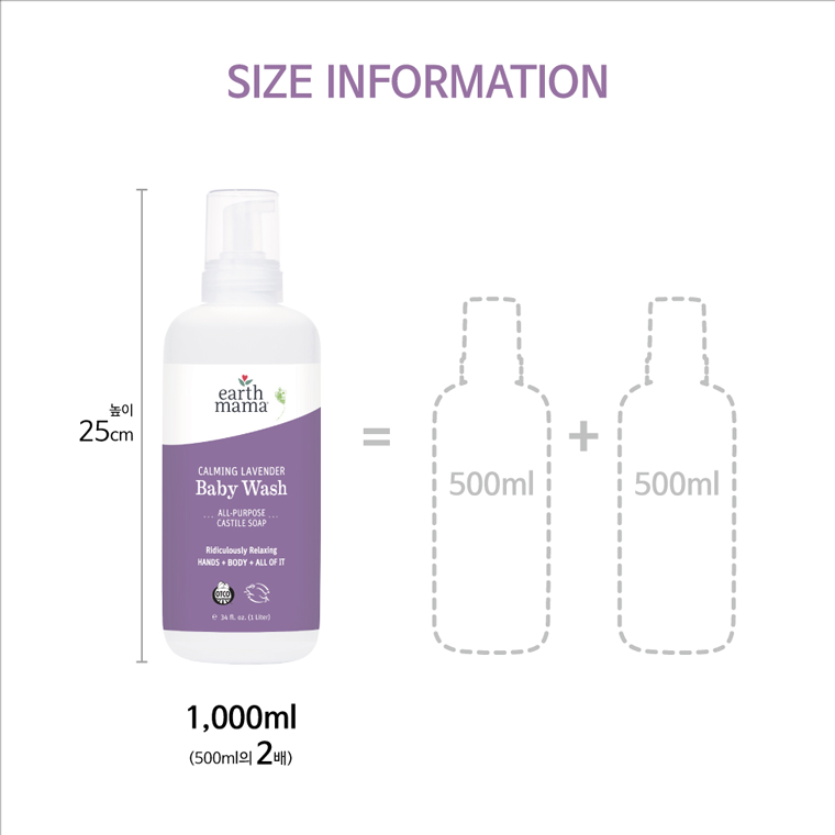 lavender size information