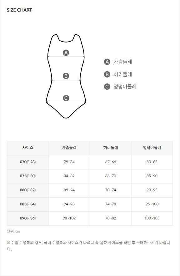 직수입여성실내수영복