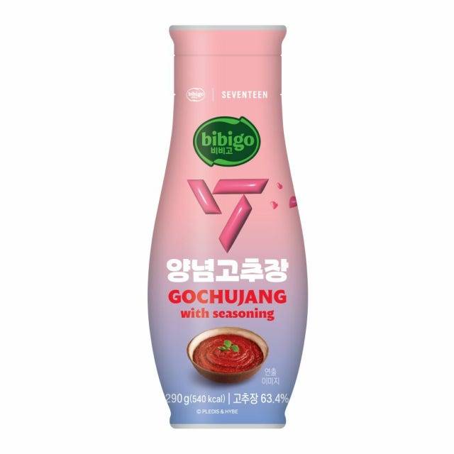 Bibigo Seasoned Gochujang 290g – Korean Chili Paste for BBQ, Dipping & Cooking